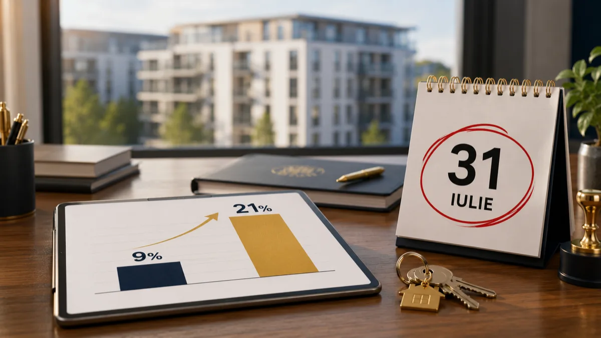 TVA 9% Locuințe: Termen 30 Septembrie 2026 (Legea 161/2026)